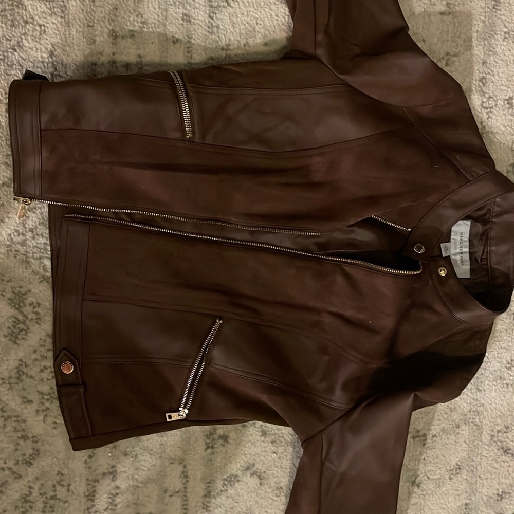 Marc Andrew brown leather jacket Size -PL